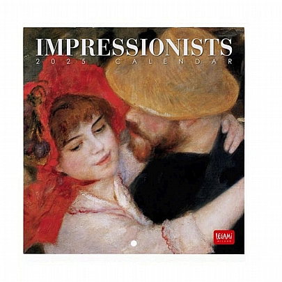 Μηνιαίο Ημερολόγιο Τοίχου 2025 - Impressionists (18x18) - Legami