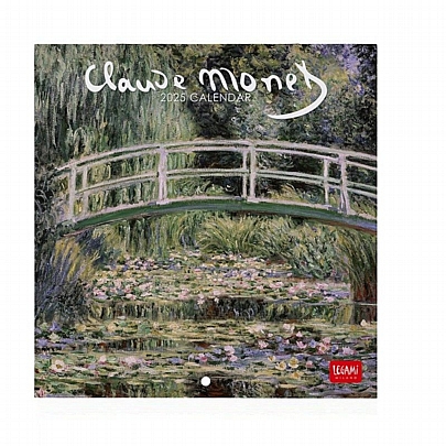 Μηνιαίο Ημερολόγιο Τοίχου 2025 - Claude Monet (18x18) - Legami