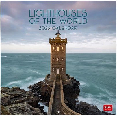 Μηνιαίο Ημερολόγιο Τοίχου 2025 - Lighthouses of the world (30x29) - Legami