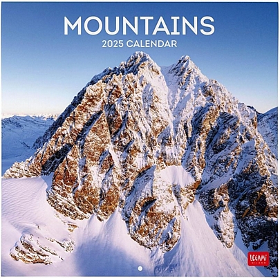 Μηνιαίο Ημερολόγιο Τοίχου 2025 - Mountains (30x29) - Legami