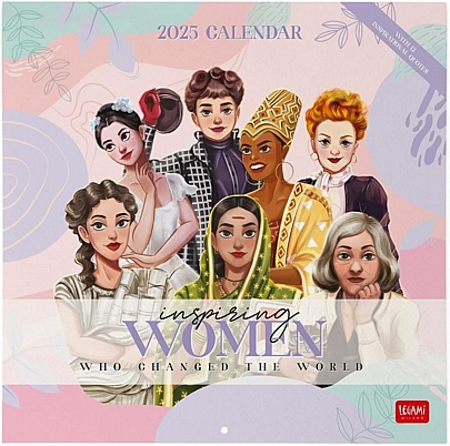 Μηνιαίο Ημερολόγιο Τοίχου 2025 - Inspiring Women (30x29) - Legami