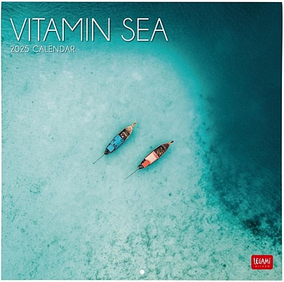 Μηνιαίο Ημερολόγιο Τοίχου 2025 - Vitamin Sea (30x29) - Legami