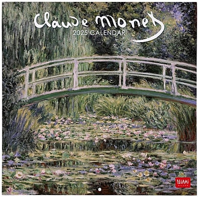 Μηνιαίο Ημερολόγιο Τοίχου 2025 - Claude Monet (30x29) - Legami