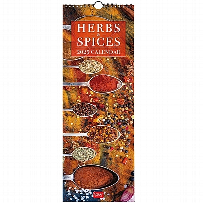 Μηνιαίο Ημερολόγιο Τοίχου 2025 - Herbs & Spices (16x49) - Legami