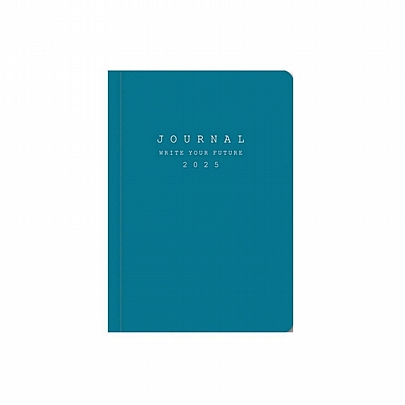 Ημερήσιο Ημερολόγιο Craft Journal 2025 - Teal (12x17) - AdBook