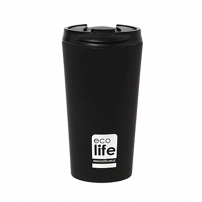 Θερμός coffee μεταλλικό - Black Matte (370ml) - Ecolife