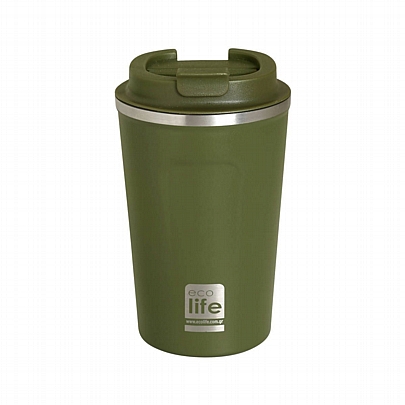 Θερμός coffee μεταλλικό - Green (370ml) - Ecolife