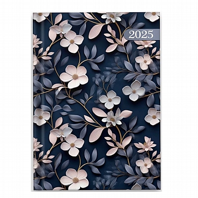 Ημερήσιο Ημερολόγιο Design 2025 - Flowers (17x25) - Maniakas