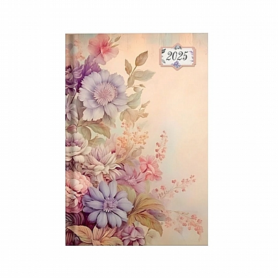 Ημερήσιο Ημερολόγιο Design 2025 - Summer Flowers (14x21) - Maniakas