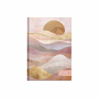 Ημερήσιο Ημερολόγιο Design 2025 - Abstract Sunrise (12x17) - Maniakas 