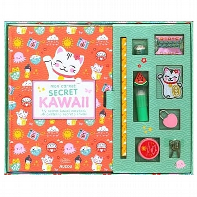Φτιάχνω το Δικό μου Μυστικό Σημειωματάριο - Kawaii (15x21.5) - Auzou Φτιάχνω το Δικό μου Μυστικό Σημειωματάριο - Kawaii (15x21.5) - Auzou