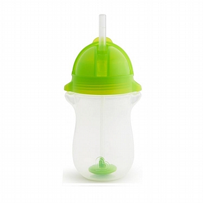 Βρεφικό Ποτήρι με καλαμάκι Tip & Sip - Green (296ml) - Munchkin