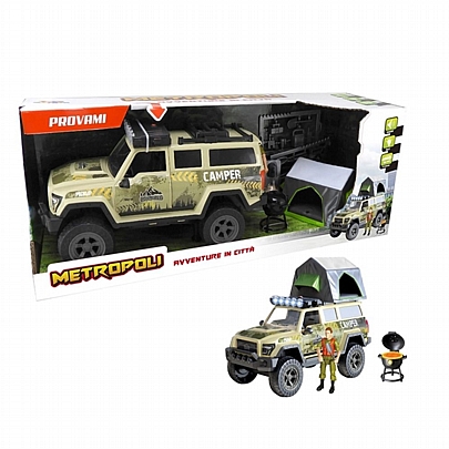 Camper Jeep 1:16 (Με ήχο, Φως & Κίνηση μέσω Τριβής) - Metropoli