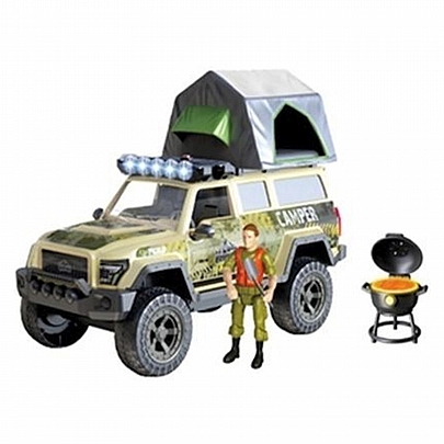 Camper Jeep 1:16 (Με ήχο, Φως & Κίνηση μέσω Τριβής) - Metropoli Camper Jeep 1:16 (Με ήχο, Φως & Κίνηση μέσω Τριβής) - Metropoli