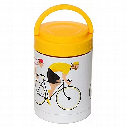 Φαγητοδοχείο θερμός Inox - Bicycle (500ml) - Puckator