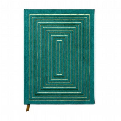 Σημειωματάριο Suede Ριγέ με Σκληρό Εξώφυλλο & Τσέπη - Linear Boxes (15x20) - Designworks Ink Σημειωματάριο Suede Ριγέ με Σκληρό Εξώφυλλο & Τσέπη - Linear Boxes (15x20) - Designworks Ink