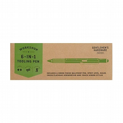 Στυλό Πολυεργαλείο Olive 6 σε 1 - Μαύρο (0.6mm) - Gentlemen's Hardware Στυλό Πολυεργαλείο Olive 6 σε 1 - Μαύρο (0.6mm) - Gentlemen's Hardware
