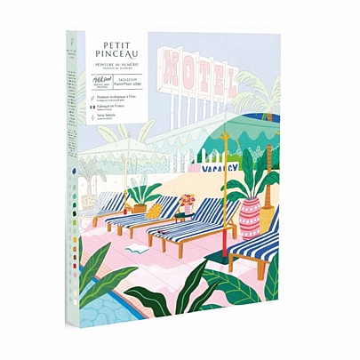Ζωγραφική με Αριθμούς σε Καμβά - The Motel Pool - La Petite Ζωγραφική με Αριθμούς σε Καμβά - The Motel Pool - La Petite