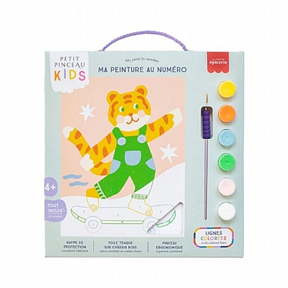 Ζωγραφική με Αριθμούς σε Καμβά - Titi Skate - La Petite Ζωγραφική με Αριθμούς σε Καμβά - Titi Skate - La Petite