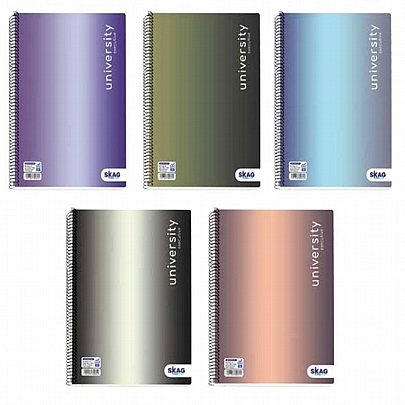 Τετράδιο σπιράλ Β5 - 3 θέματα University Executive (90Φ.) - Skag Τετράδιο σπιράλ Β5 - 3 θέματα University Executive (90Φ.) - Skag