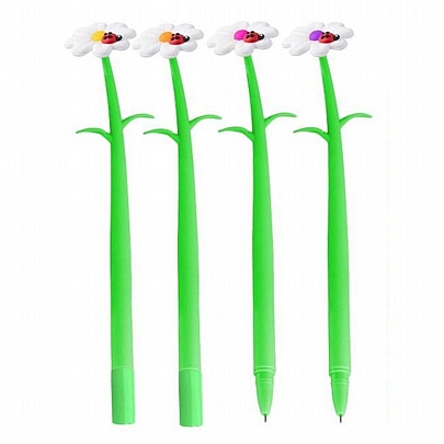 Στυλό Gel Λουλούδι - Μπλε (0.7mm) - TrendHaus Στυλό Gel Λουλούδι - Μπλε (0.7mm) - TrendHaus