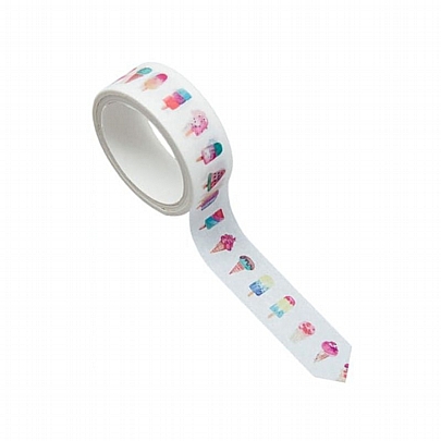 Διακοσμητική ταινία - Ice Cream (3m/15mm) - Meshu