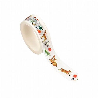 Διακοσμητική ταινία - Cute Deer (3m/15mm) - Meshu