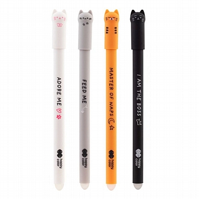 Στυλό που σβήνει Kitty - Μπλε (0.5mm) - Happy Color Στυλό που σβήνει Kitty - Μπλε (0.5mm) - Happy Color