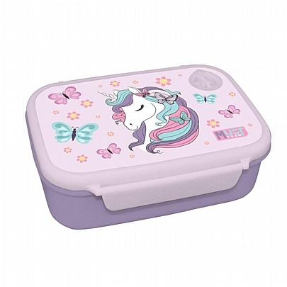 Φαγητοδοχείο Πλαστικό - Lovely Unicorn (800ml) - Must Φαγητοδοχείο Πλαστικό - Lovely Unicorn (800ml) - Must
