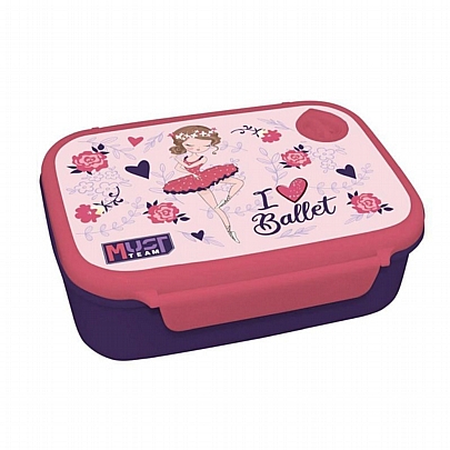 Φαγητοδοχείο Πλαστικό - I love Ballet (800ml) - Must Φαγητοδοχείο Πλαστικό - I love Ballet (800ml) - Must