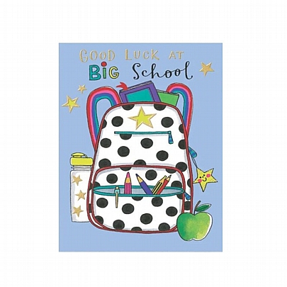 Ευχετήρια κάρτα με Φάκελο - Good Luck at Big School (10.8x15.3) - Rachel Ellen Ευχετήρια κάρτα με Φάκελο - Good Luck at Big School (10.8x15.3) - Rachel Ellen