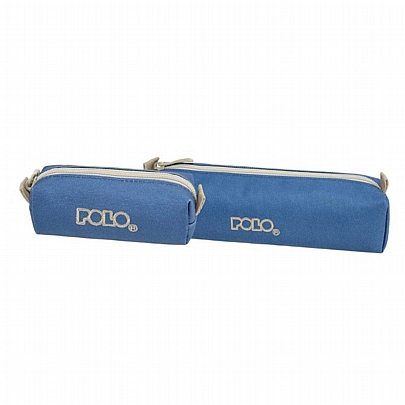 Κασετίνα βαρελάκι & πορτοφολάκι - Blue & White - Polo Wallet Dos Κασετίνα βαρελάκι & πορτοφολάκι - Blue & White - Polo Wallet Dos