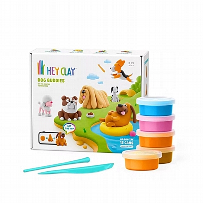 Κατασκευές από Πηλό (Air Dry) - Dog Buddies - Hey Clay