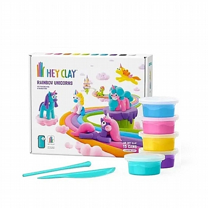 Κατασκευές από Πηλό (Air Dry) - Rainbow Unicorns - Hey Clay