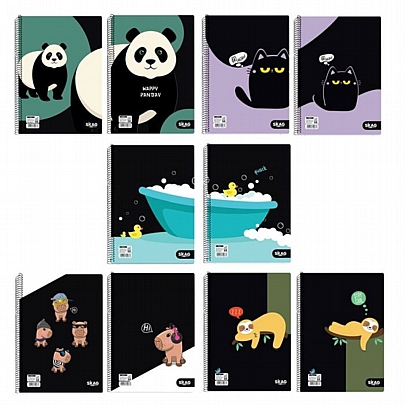 Τετράδιο σπιράλ Α4 - 2 θέματα Jolly (60Φ.) - Skag Τετράδιο σπιράλ Α4 - 2 θέματα Jolly (60Φ.) - Skag