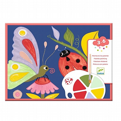 Ζωγραφίζω με Νερομπογιές - Χαριτωμένα έντομα - Djeco Ζωγραφίζω με Νερομπογιές - Χαριτωμένα έντομα - Djeco