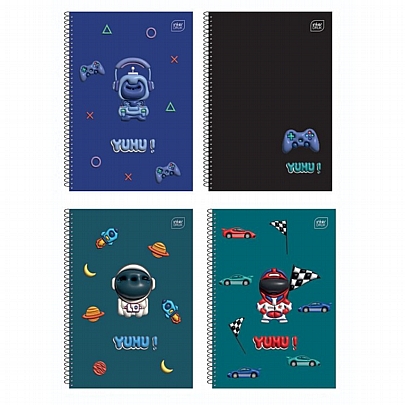 Τετράδιο σπιράλ B5 - 1 θέμa Yuhu Boys (30Φ.) - InterDruk Τετράδιο σπιράλ B5 - 1 θέμa Yuhu Boys (30Φ.) - InterDruk