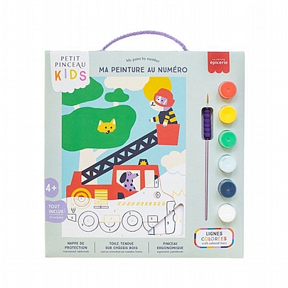 Ζωγραφική με Αριθμούς σε Καμβά - Wouf - La Petite Ζωγραφική με Αριθμούς σε Καμβά - Wouf - La Petite