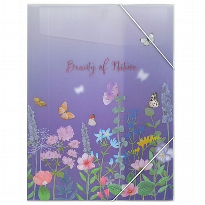 Πλαστικός φάκελος με λάστιχο - Purple Beauty of Nature (24x32) - Kandalepas Πλαστικός φάκελος με λάστιχο - Purple Beauty of Nature (24x32) - Kandalepas