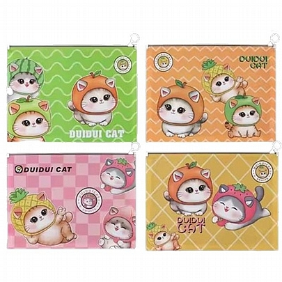 Φάκελος με Zip - Duidui Cat (25x33) - Foska Φάκελος με Zip - Duidui Cat (25x33) - Foska