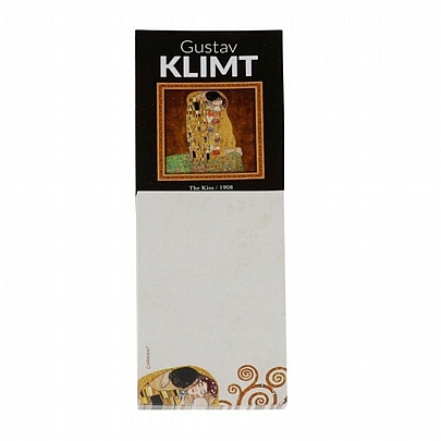 Μαγνητικό σημειωματάριο - G.Klimt, The Kiss (6x18) - Carmani Μαγνητικό σημειωματάριο - G.Klimt, The Kiss (6x18) - Carmani