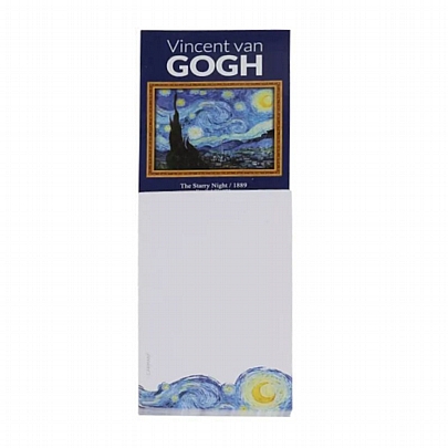 Μαγνητικό σημειωματάριο - V.Gogh, Starry Night (6x18) - Carmani Μαγνητικό σημειωματάριο - V.Gogh, Starry Night (6x18) - Carmani