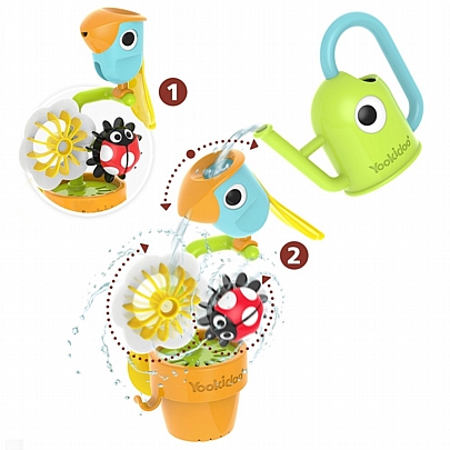 Διαδραστικό Παιχνίδι Μπάνιου με Ποτιστήρι - Pour 'N' Spin Tipping Bird - Yookidoo Διαδραστικό Παιχνίδι Μπάνιου με Ποτιστήρι - Pour 'N' Spin Tipping Bird - Yookidoo