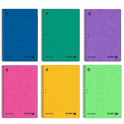 Τετράδιο σπιράλ Β5 - 4 θέματα Graphix (240Φ.) - Typotrust Τετράδιο σπιράλ Β5 - 4 θέματα Graphix (240Φ.) - Typotrust