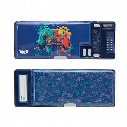 Κασετίνα Vintage - Blue Gaming Console - Yolo Κασετίνα Vintage - Blue Gaming Console - Yolo