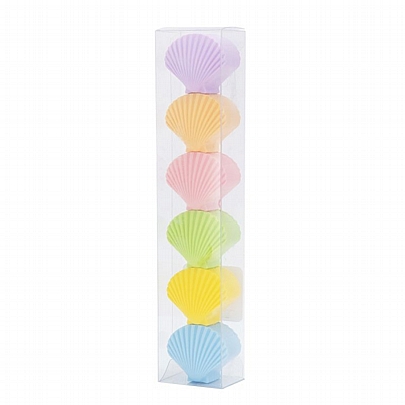 Σετ Μαρκαδόροι Υπογραμμίσεως - Κοχύλια (6 χρώματα) - Yolo Σετ Μαρκαδόροι Υπογραμμίσεως - Κοχύλια (6 χρώματα) - Yolo