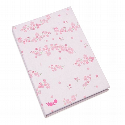 Σημειωματάριο Ριγέ - Pink Blossom (14x20) - Yolo Σημειωματάριο Ριγέ - Pink Blossom (14x20) - Yolo