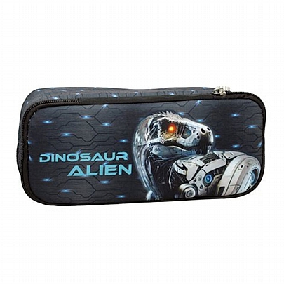 Κασετίνα (2 Θήκες) - Dinosaur Alien - Back Me Up