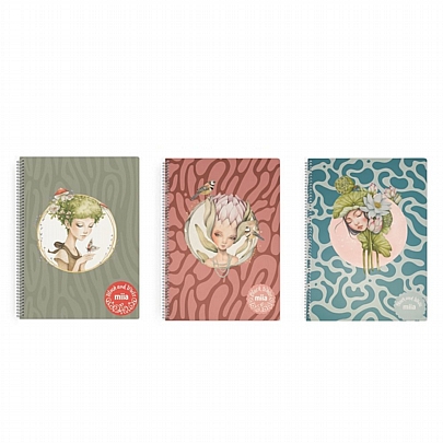 Τετράδιο σπιράλ Α4 - 1 θέμα Miia (30Φ.) - Black&White Τετράδιο σπιράλ Α4 - 1 θέμα Miia (30Φ.) - Black&White