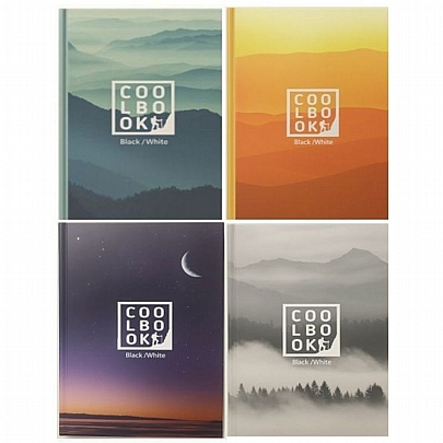 Σημειωματάριο Ριγέ με Σκληρό Εξώφυλλο A4 - Coolbook (96Φ.) - Black&White Σημειωματάριο Ριγέ με Σκληρό Εξώφυλλο A4 - Coolbook (96Φ.) - Black&White